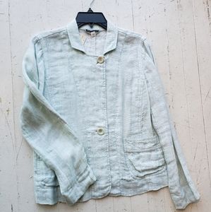 Eileen Fisher linen blazer